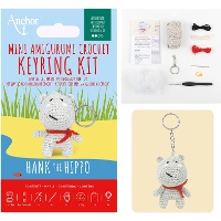 Kit Llavero Amigurumi - Hank the Hippo - Anchor