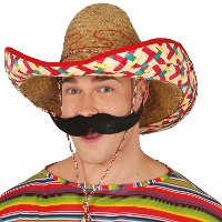 Sombrero de mejicano de 50 cm con dibujo