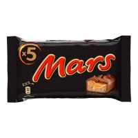 Mars de chocolate con leche y caramelo - 5 unidades