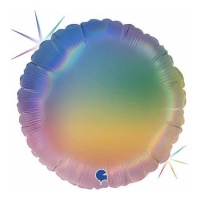 Globo arcoiris colorido de 46 cm - Grabo