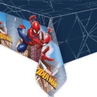 Mantel de Spiderman en la ciudad de 1,20 x 1,80 m