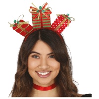 Diadema de regalos de Navidad