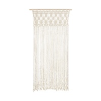 Cortina de macramé de 94,5 x 171 cm