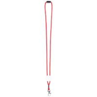 Lanyard de colores con gancho y pastilla central - 1 unidad