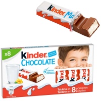 Kinder chocolate en barrita - 8 barritas