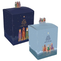 Caja regalo de 20 x 15 cm de Reyes Magos - 1 unidad