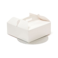 Caja para tarta con base redonda de 31 x 31 x 12 cm - Decora