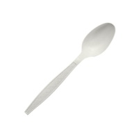 Cucharas de plástico biodegradables de 14,5 cm - Silvex - 50 unidades
