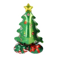 Globo de árbol de Navidad con base de 81 cm