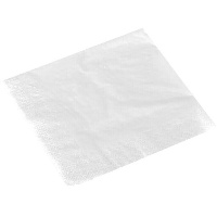 Servilletas de 19 cm blancas - 50 unidades