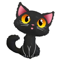 Globo de gato negro de 90 x 83 cm - Conver Party