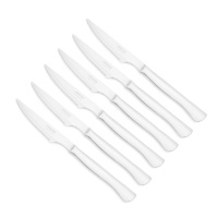 Set de 6 cuchillos chuleteros de 11 cm de hoja Steel-Force - Arcos