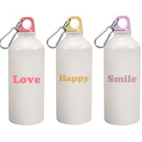 Botella de 600 ml Love, Happy o Smile - DCasa