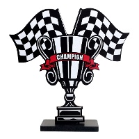 Centro de mesa de Formula 1 de 22 x 4 x 20 cm