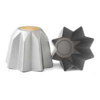 Molde de pandoro de aluminio de 21 x 16 cm - Decora