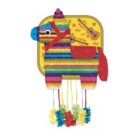 Piñata de burrito mejicano de 43 x 38 cm