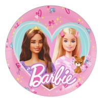Platos de Barbie de 18 cm - 8 unidades