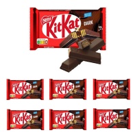 KitKat de chocolate negro con galleta - Nestlé - 6 unidades