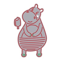 Troquel de hipopótamo con helado Zag - Misskuty - 2 unidades