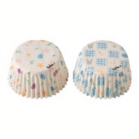 Cápsulas para cupcakes de flores y huevos - Decora - 36 unidades