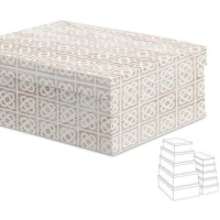 Caja rectangular Panot blanca - 15 unidades