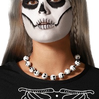 Collar de calavera pesadilla