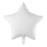 Globo de estrella blanca de 48 cm