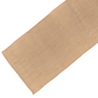 Camino de mesa de yute filo natural de 1,50 x 0,35 m