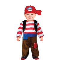 Disfraz de pirata divertido para bebé