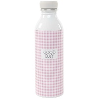 Botella de 0,54 L vichy rosa de aluminio