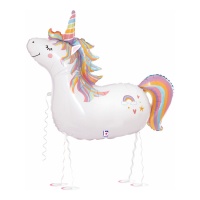 Globo de unicornio caminante de 97 cm - Grabo