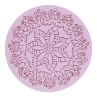 Molde de silicona redondo de 12,8 cm - Artis decor
