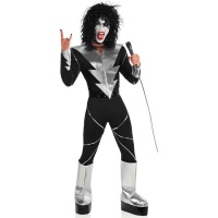 Disfraz de rockero Kiss para hombre