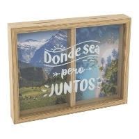 Hucha de Donde sea pero juntos doble