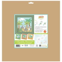 Kit de marcos para colorear de Jungla - 21 piezas