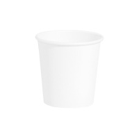 Vaso de 120 ml de cartón biodegradable blanco - Honest Green - 50 unidades
