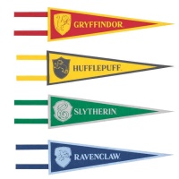Banderines de Harry Potter - 4 unidades