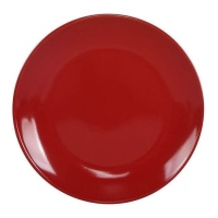 Plato rojo llano de 26,8 cm - DCasa