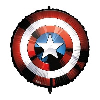 Globo de escudo de Capitán América de 46 cm