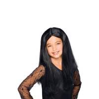 Peluca negra infantil