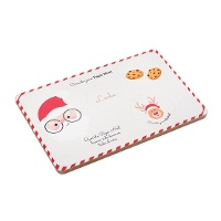 Bandeja de 29,5 x 19,5 de madera de Papá Noel
