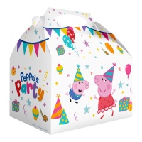 Caja de cartón de Peppa Pig party - 12 unidades