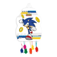 Piñata de Sonic de 33 x 43 cm
