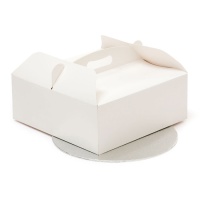 Caja para tarta con base redonda de 36 x 36 x 12 cm - Decora