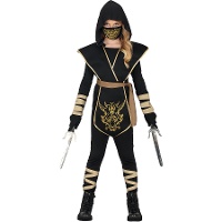 Disfraz de luchador ninja para niña