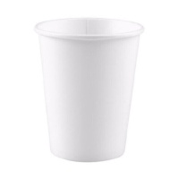 Vasos de 350 ml de cartón blancos biodegradables - 50 unidades