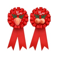 Broche de Reno erótico navideño - 2 unidades