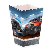 Caja de Monster Trucks alta - 12 unidades