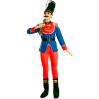 Disfraz de soldadito de plomo elegante para mujer