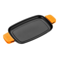 Parrilla de 33 x 22 cm lisa Efficient Iron - Bra